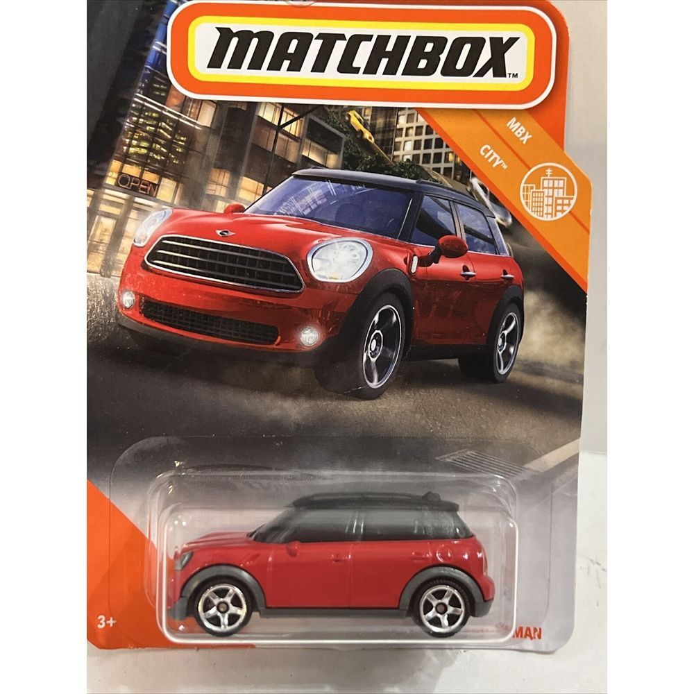 Match Red and Black Mini Cooper Toy Car